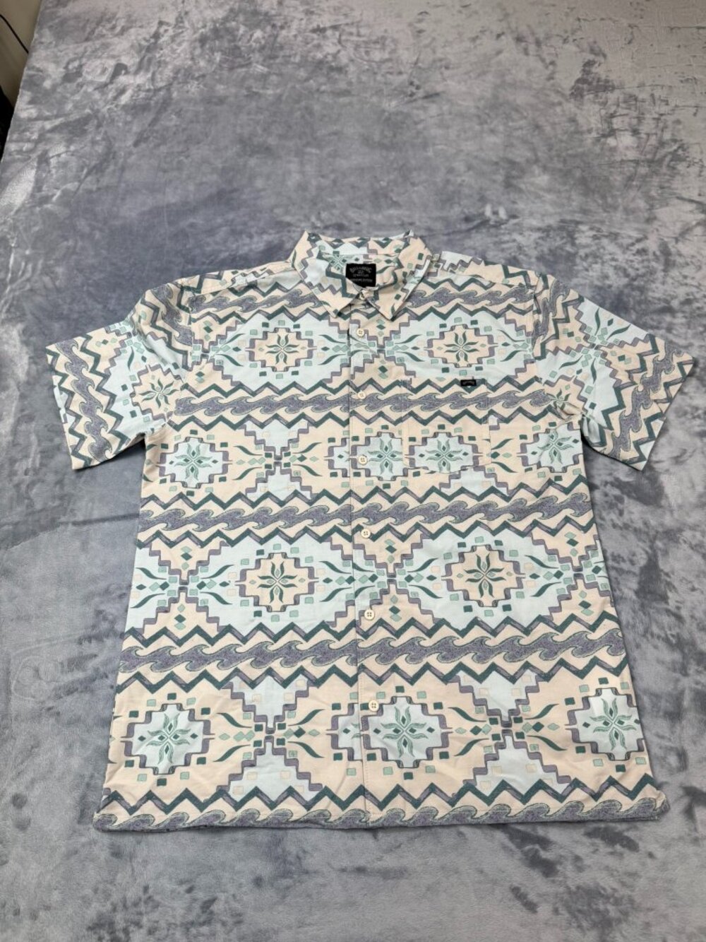 Billabong Shirt Men's Small Button Up Adventure Division Collar